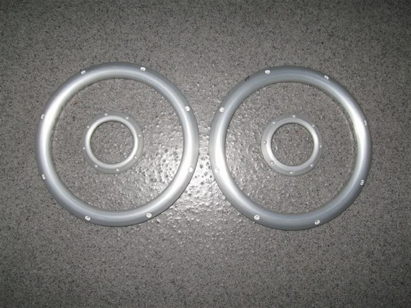 Aluminium Speaker ringset (geanodiseerd)
