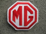 MG Badge  (Rood/Wit) 