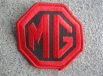 MG Badge  (Rood/Zwart) 